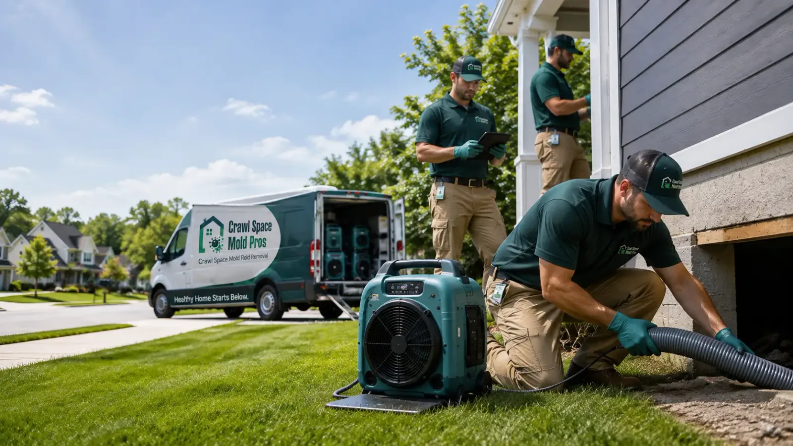 Crawl Space Mold Removal in Deforest, WI